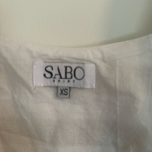 Sabo Striped Ruffle Button Dress - Picture 8 of 8